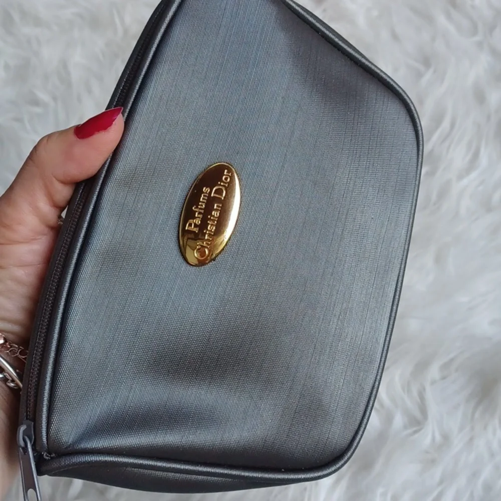 Vintage Christian Dior cosmetic bag